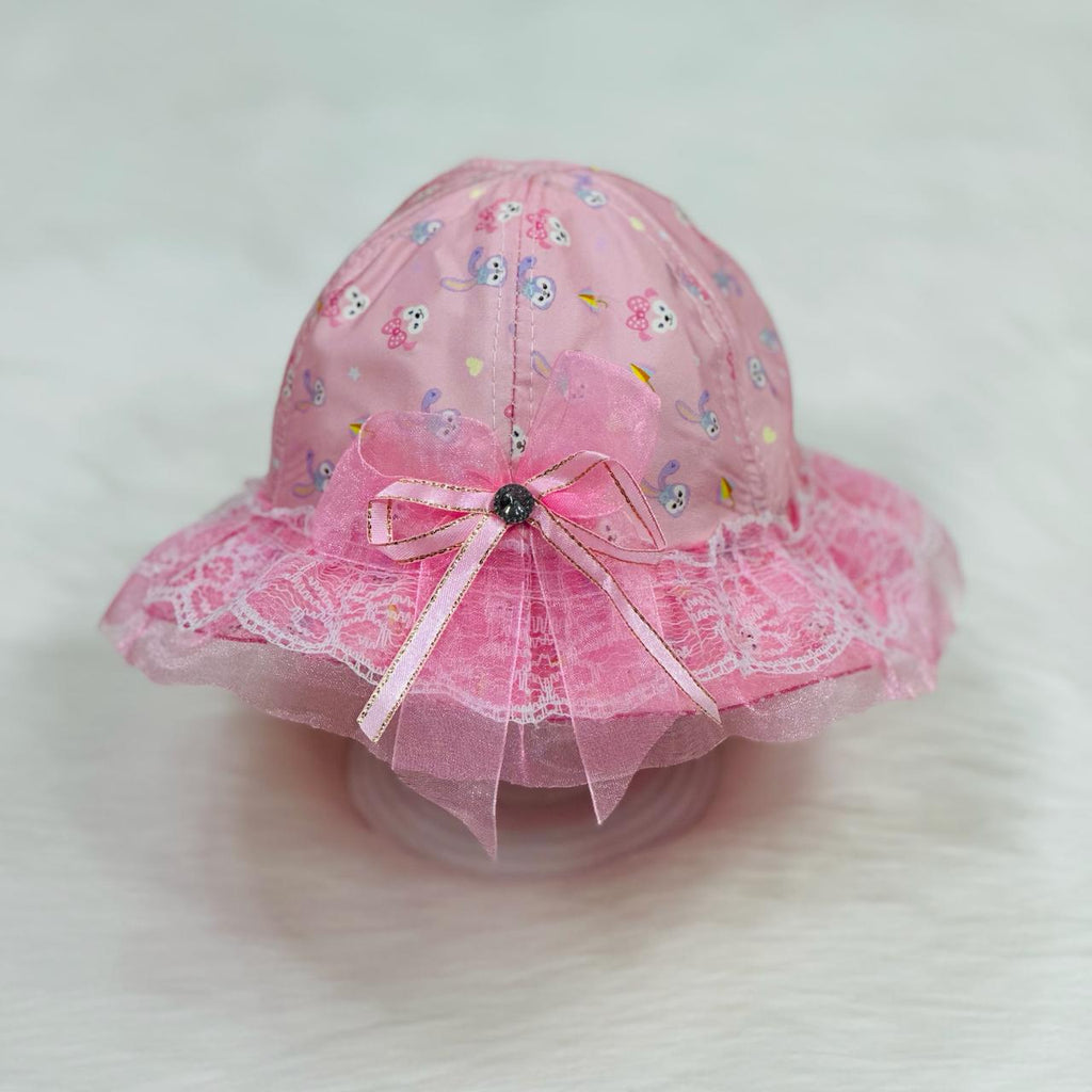 Baby Girls Stylish T Pink Bunny Hat Cap CP5028B