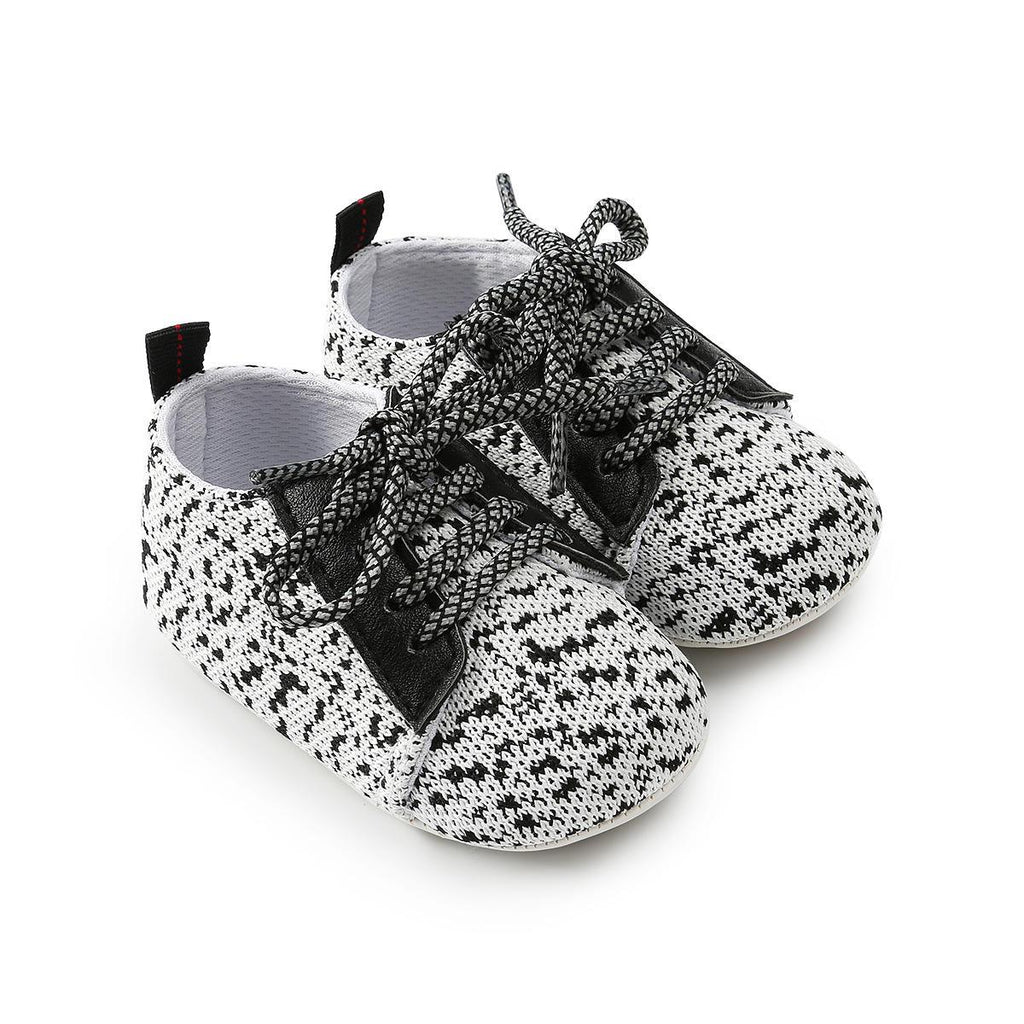 Black & White Casual Infant Baby Shoes SH7139B