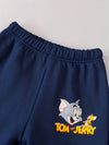 Tom and Jerry Design Baby Hoodie & Trouser Set - Soft Fleece Stuff, Machine Washable - Perfect for Winter, Perfect for Outdoor TS6419B