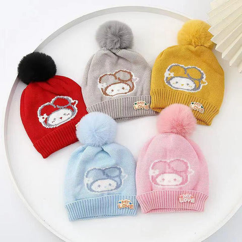 Baby My Love Warm Winter Wool Cap (0 Months - 24 Months) CP5099