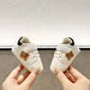 White & Black Bear Shoes SH7153A