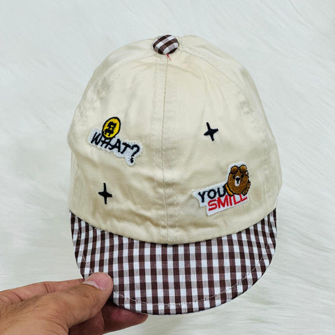 Cream Color You Smill Cap CP5039E