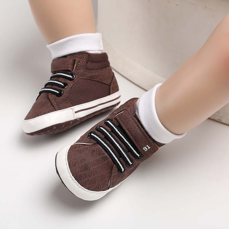 Dark Brown High Booties BTS9085A