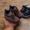 Brown Baby Boy Booties BTS9125A