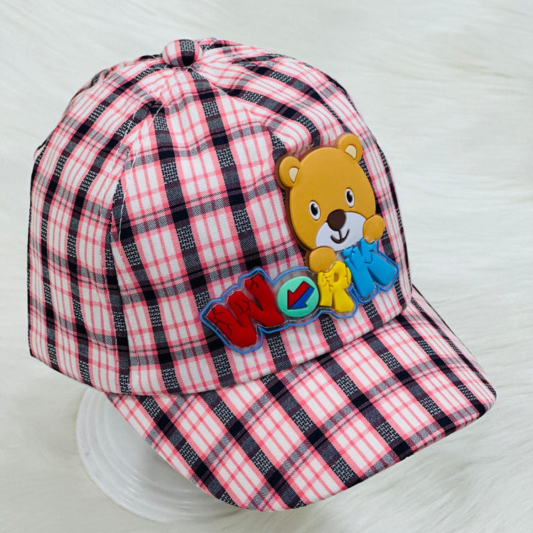 Children's Fashion Black & Pink Cap CP5033B