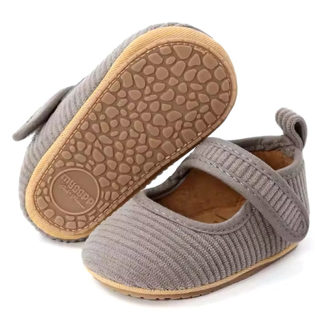 Gray Toddler Baby Girls Shoes SH7145A