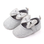 Silver Glitter Soft Sole Booties BTS9097A