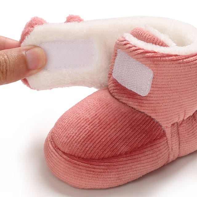 Pink Fashion Cotton Baby Warm Shoes SH7132F