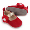 Red Flower Booties BTS9117A