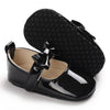 Black Baby Princess Soft Sole Booties BTS9114B