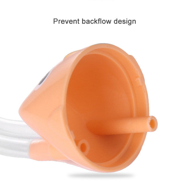 Orange Baby Nasal Aspirator Silicone Nasal Suction Snot Cleaner BCP1047C