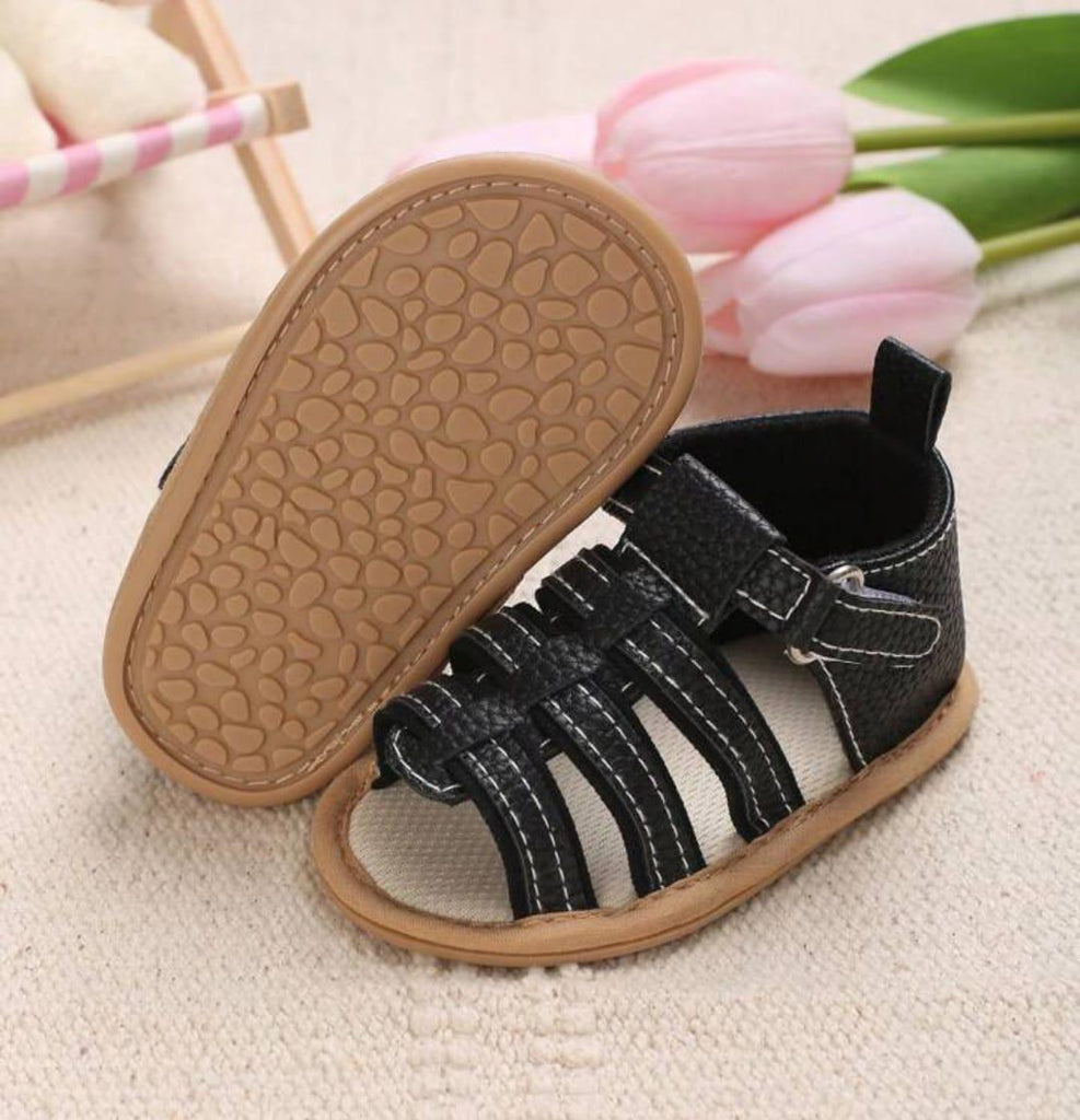 Black Summer Sandals SDL7519C