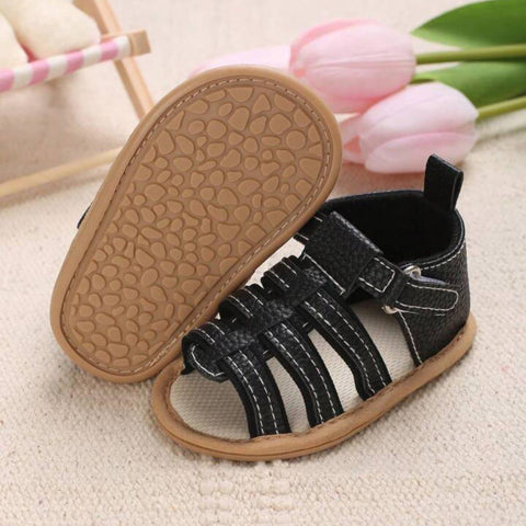 Black Summer Sandals SDL7519C