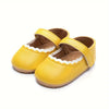 Yellow Non-Slip First Walker for Infants & Toddlers Soft Sole Shoes SH7163G