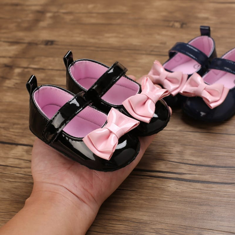 Black Pink Bow Booties BTS9072A