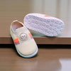 Beige Color Baby Soft Bottom Walking Sneakers Toddler Rubber Sole Cartoon Character First Walkers Infant Shoes SH7168E