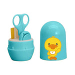 Sea Green 4Pcs/Set Baby Nail Care Cute Cartoon Manicure Kit BCP1006E