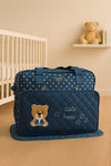 Navy Blue Cute Happy Bag with Mat BG5527A