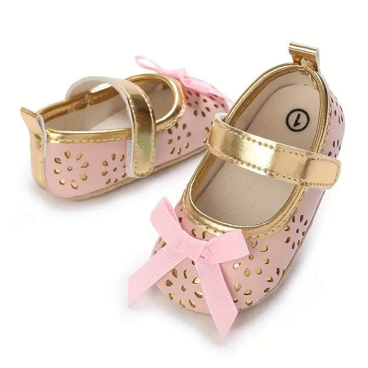 Pink & Golden Booties BTS9062B