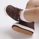 Brown Textured High Ankle Shoes SH7067B