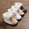 Navy Blue & White Toddlers Winter Fashionable Boys And Girls Shoes SH7155A