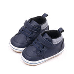 High Ankle Navy Shoes SH7066E