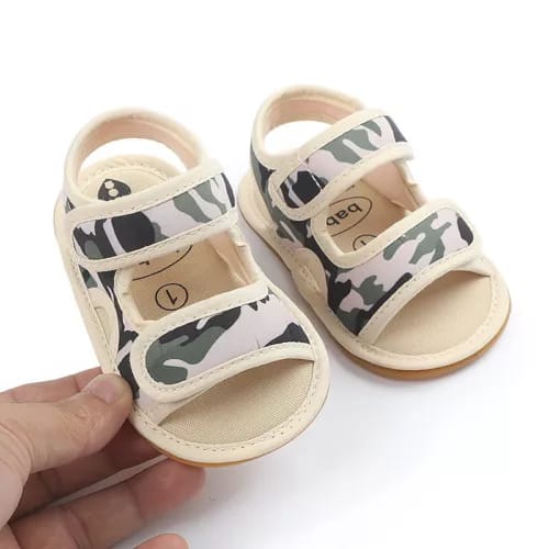 Cream Color Camouflage Summer Cool Sandals SDL7534C