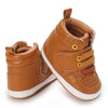 Brown Baby Fashion High Booties BTS9108C