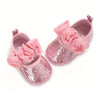 Pink Cute Flower Princess Baby Girl Booties BTS9118A