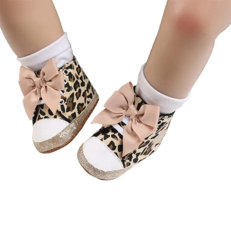 Leopard Print with Laces High Booties BTS9029