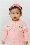 Baby Pink Fashion Sweater Cardigan SC6307A