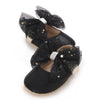 Black Bow Booties BTS9117D
