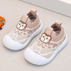 JF Brown Little Bear Flex Knit Sneakers Shoes SH7187B