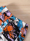 Dino-Mite Duo, Boys' Dinosaur Print Hoodie & Pants Set - Cozy Polyester Blend, Machine Washable - Perfect for Fall/Winter, Perfect for Outdoor TS6147A