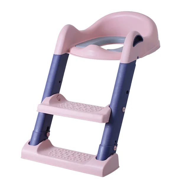 Pink Potty Training Seat Children Potties Folding Baby Potty Infant with Adjustable Step Stools Ladder Urinal Kids Seat BCP1026C