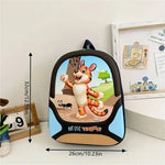 Hello Tiger Black Color Multipurpose Backpack Bag BG5542A