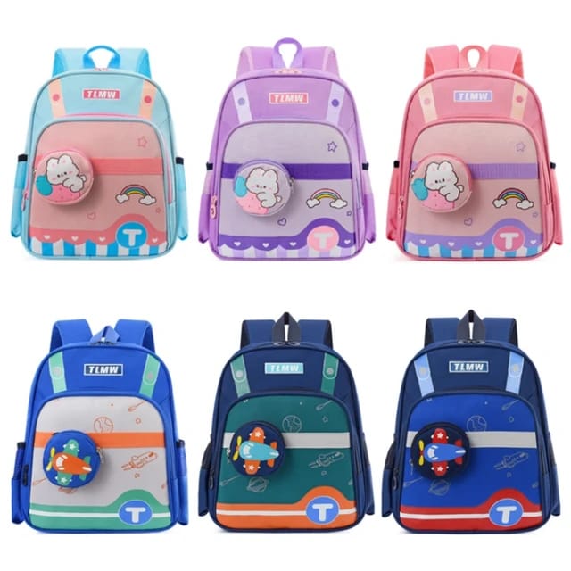 Royal Blue Waterproof Backpack, School Bags for Boys and Girls Aged 3-6, 1-2 Grade Student Bags BG5543A