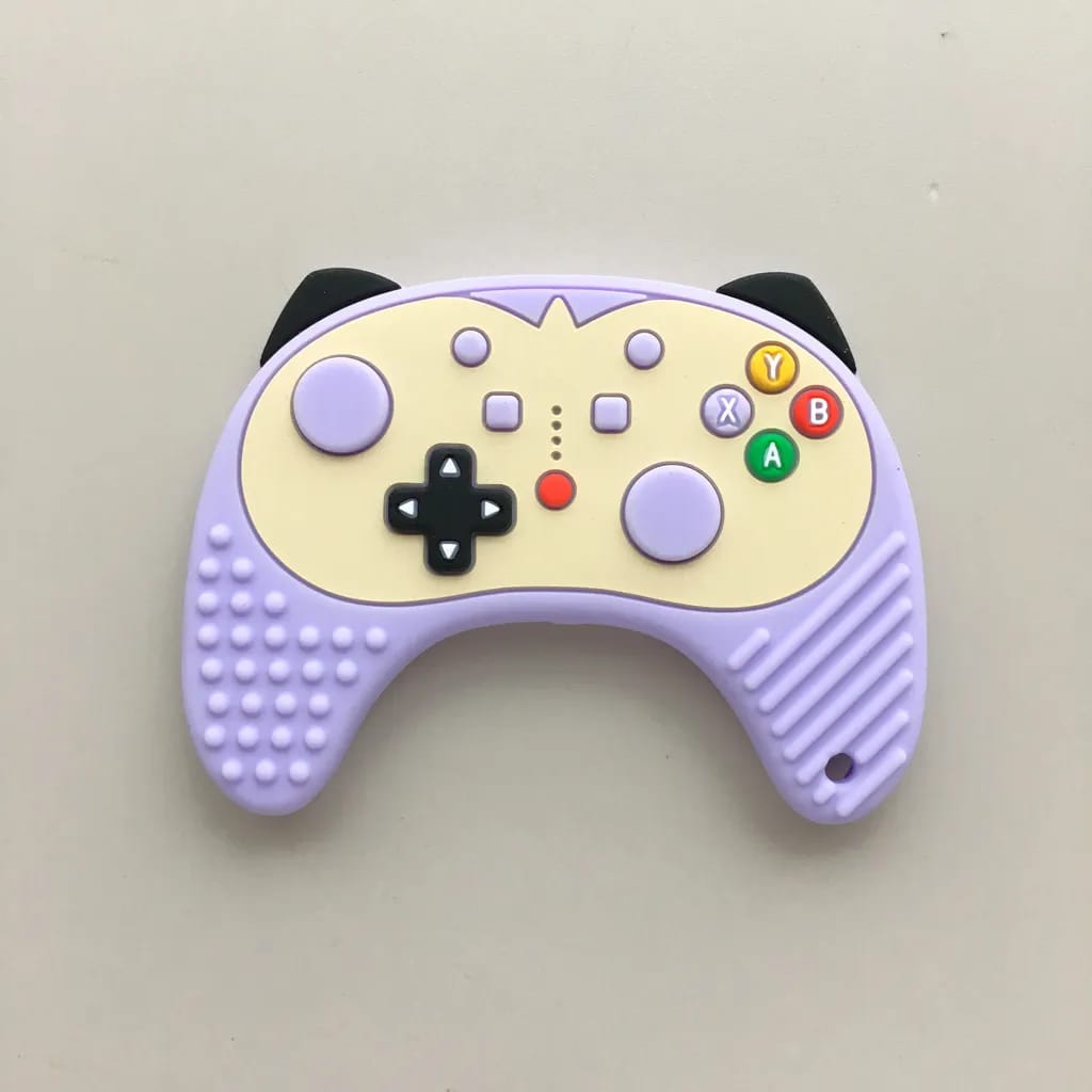 Purple Pastel Gamepad Teether BCP1043A