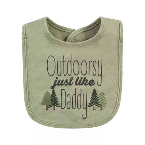 HB Drooler Bib, 5-Pack, Daddy's Little Explorer, Pack of 5 BB2025B