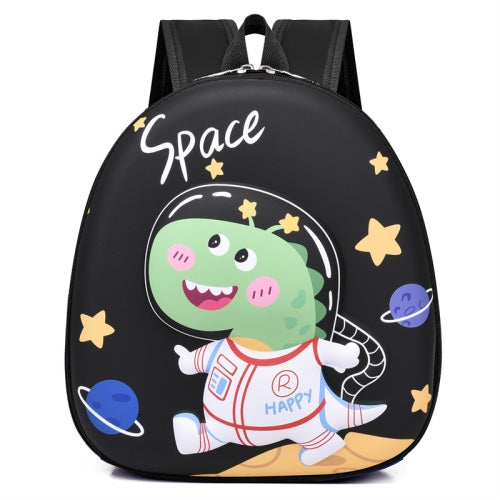 Black Space Dino Character Premium Quality Bag for Kids BG5517C