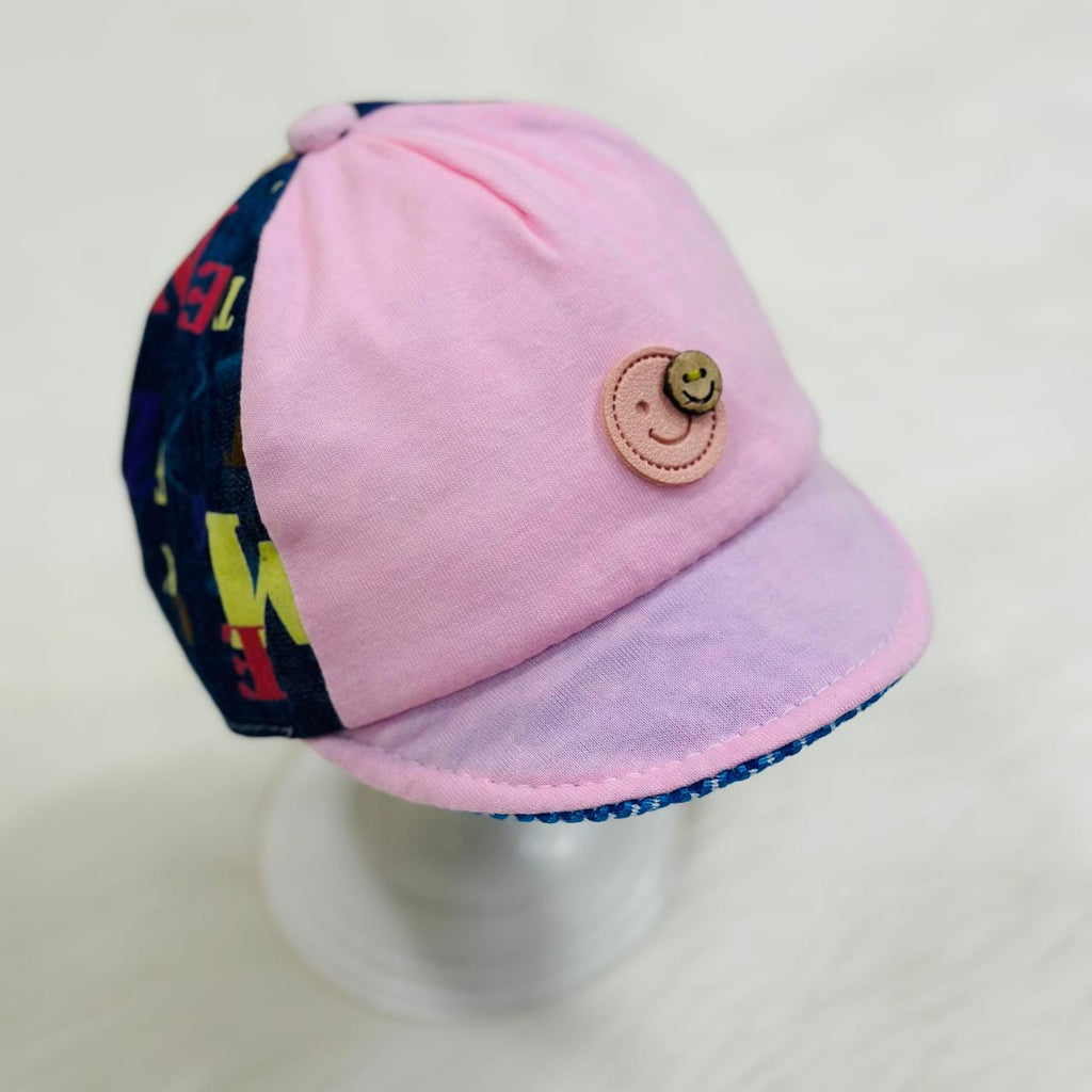 Fashion Baby Pink Happy Face Cap CP5055B