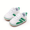 Infant White Simple Sports  - Non-Slip Rubber Sole Shoes SH7163H