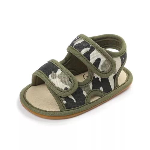 Green Camouflage Summer Cool Sandals SDL7534A