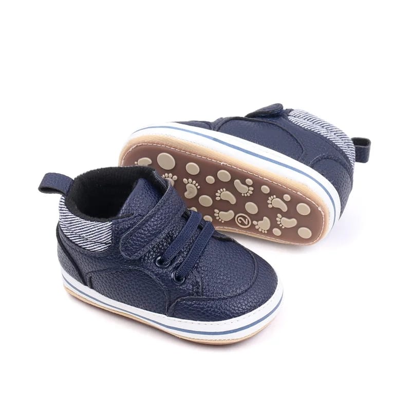 High Ankle Navy Shoes SH7066E