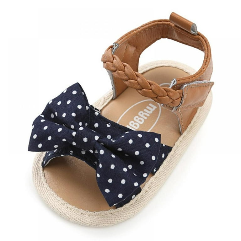 Blue Doted Sandals SDL7507C