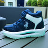 Navy Blue High Ankle Shoes SH7053B