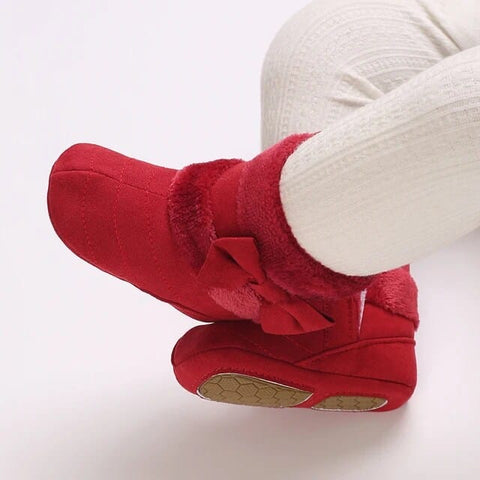 Red Cute Comfortable Baby Warm Shoes SH7148C