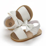 White Color Fashion Cute Leather Bow Princess Sandals SDL7515D