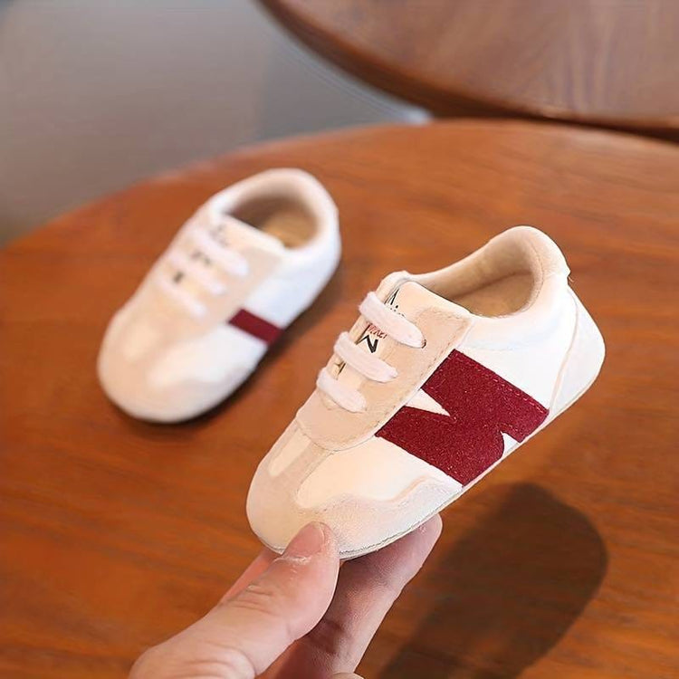 Red & White Ruber Sole Shoes SH7055A