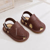 JF Chocolate Brown Summer Rubber-Sole Sandals for Boy SDL7588E